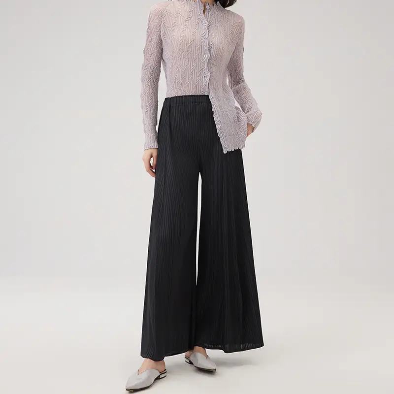 High Waist Pleated Wide Leg Pants (4).jpg