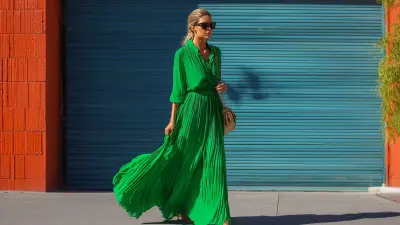7 Best Ways to Style a Pleated Maxi Dress This Season
