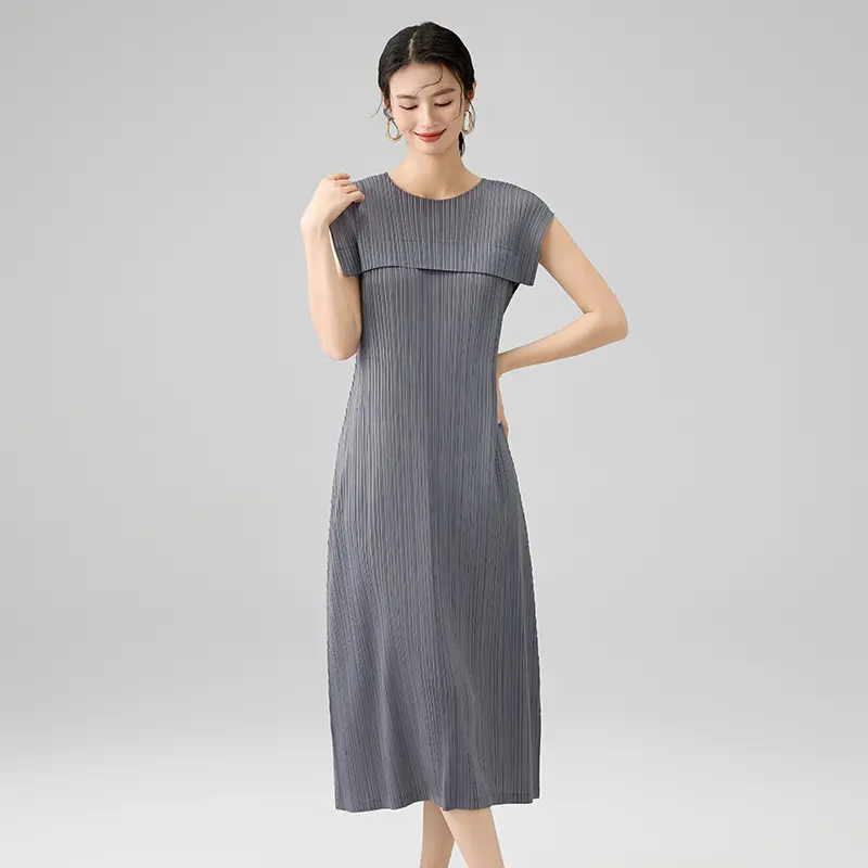 Sleeveless Pleated Midi Dress for Women (3).jpg