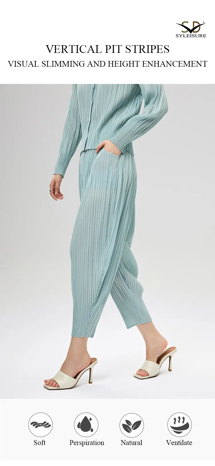 Women's Pleated Harem Pants (7)