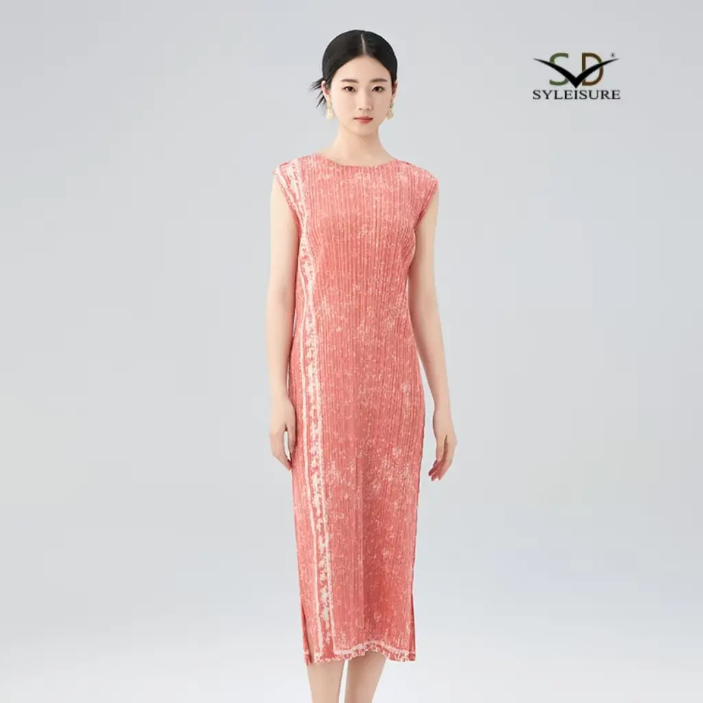 Women's Printed Sleeveless Midi Dress (2).jpg