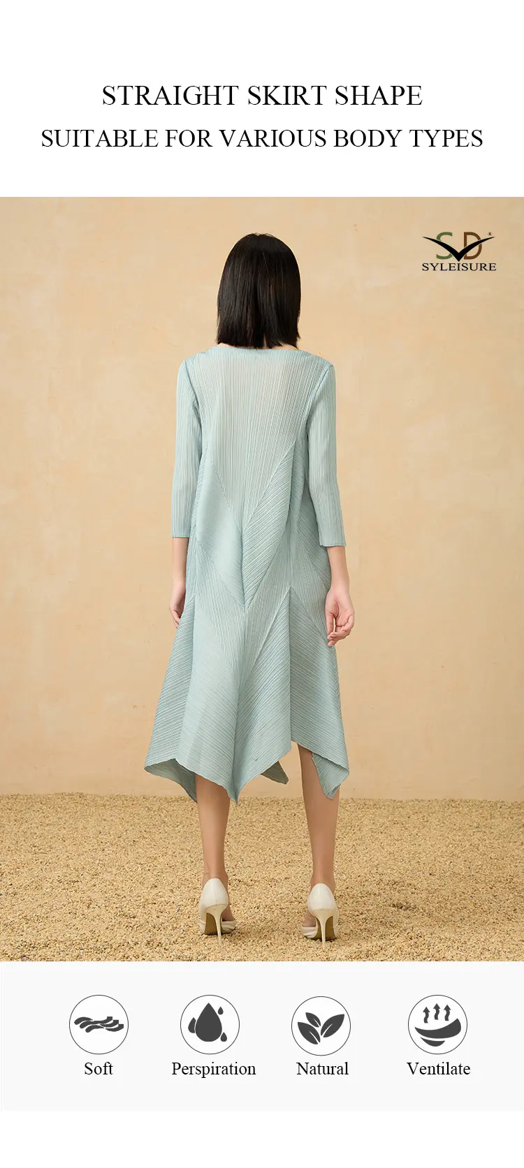 Sleeveless Lightweight Midi Dress (7)