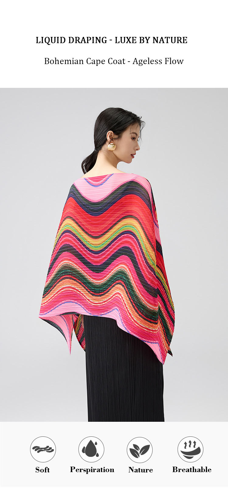 Pleated Poncho Top (4)