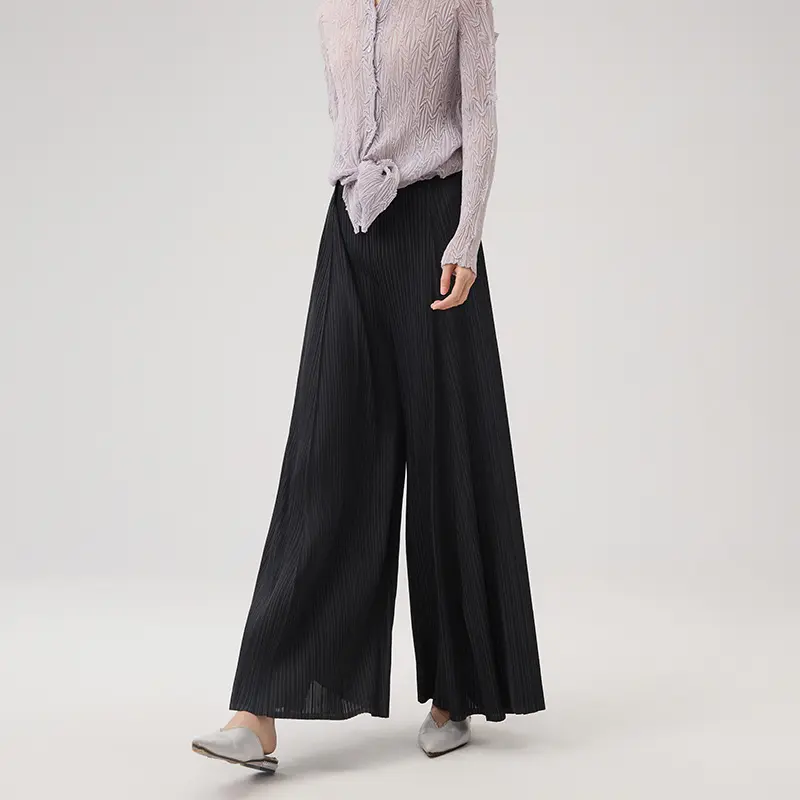 High Waist Pleated Wide Leg Pants (5).jpg