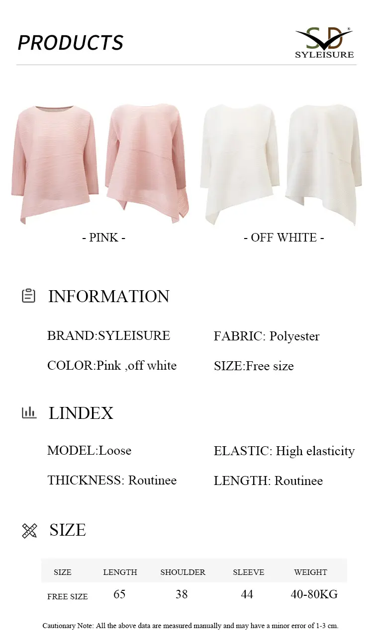 Women's Pleated Long - Sleeve Asymmetric Top (8)