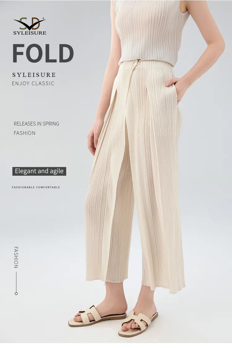 Leg Palazzo Pants (1)