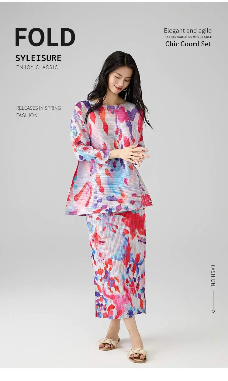 Floral Pleated (1)