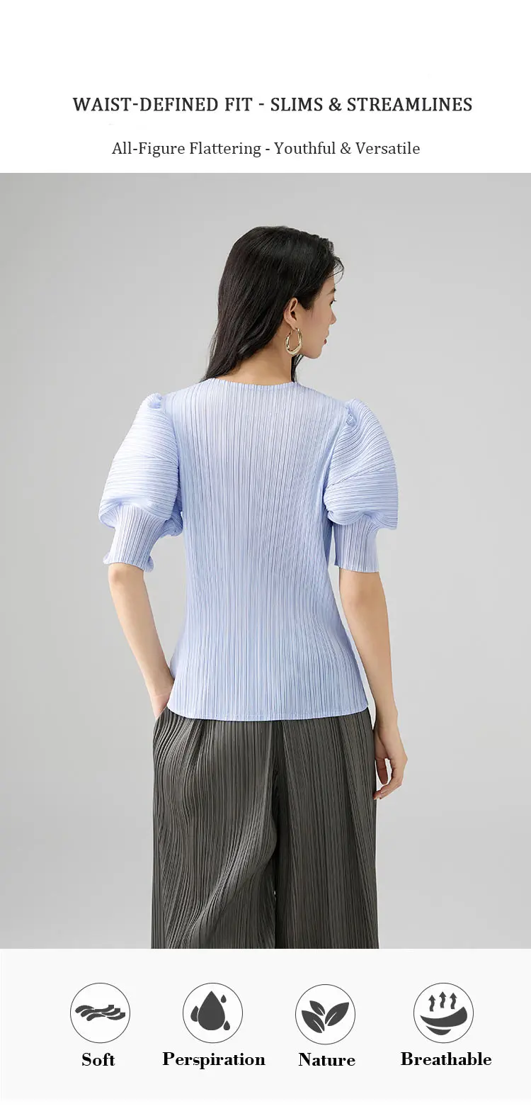 High Waist Pleated Wide Leg Pants (4)