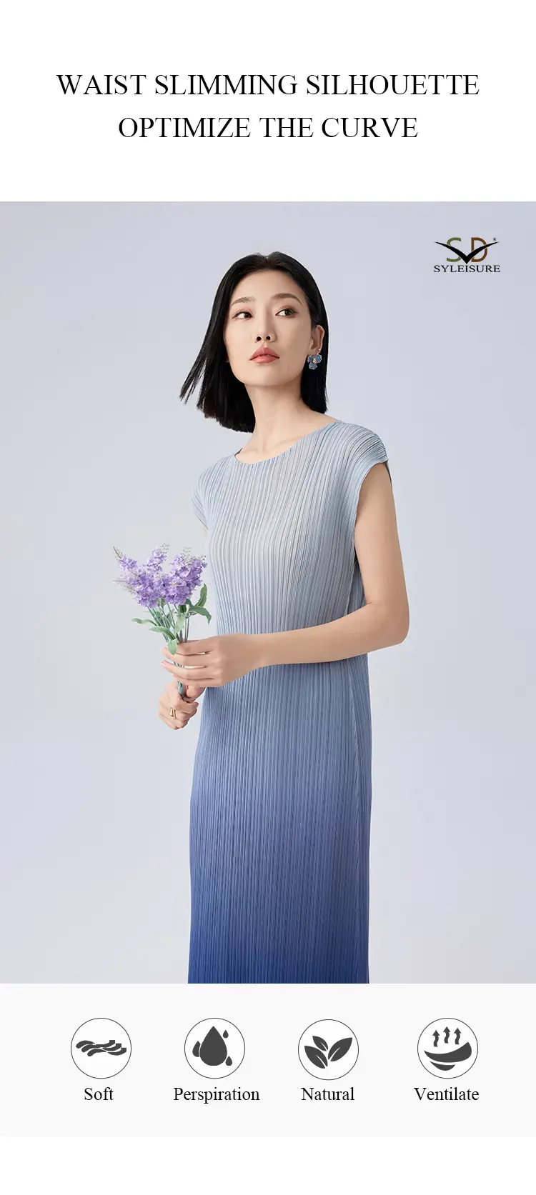 Women's Printed Sleeveless Midi Dress (7)