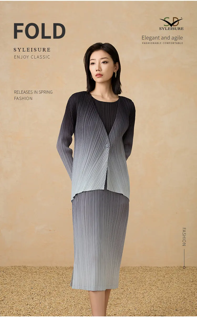 Piece Set (Cardigan + Dress) (5)