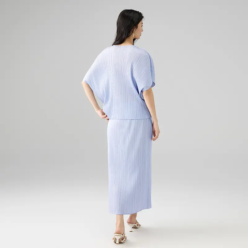 Elegant Pleated Two-Piece Skirt Set for Women (4).jpg