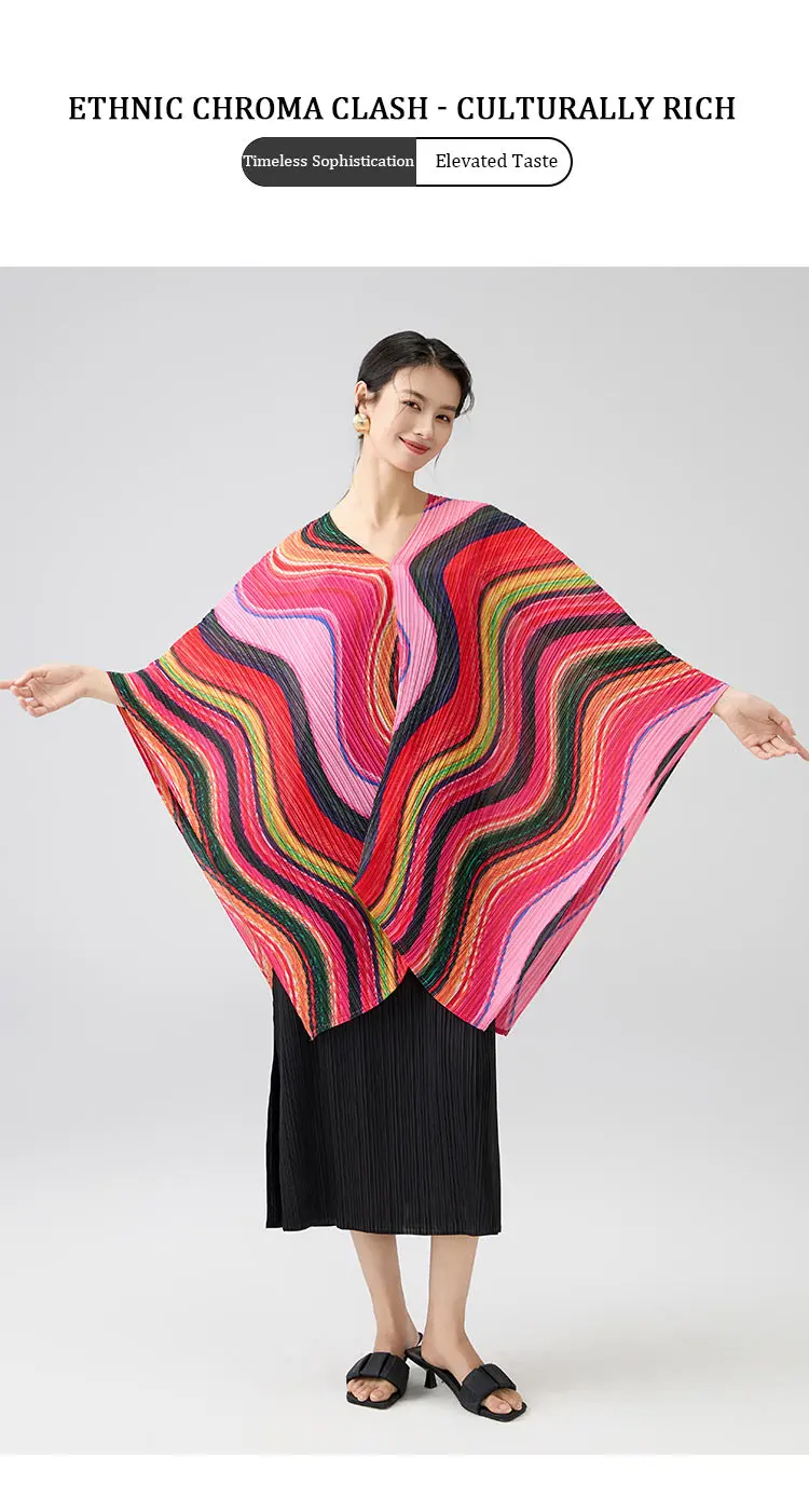 Pleated Poncho Top (2)
