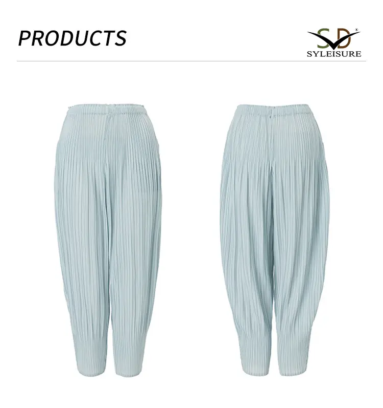 Women's Pleated Harem Pants (8)