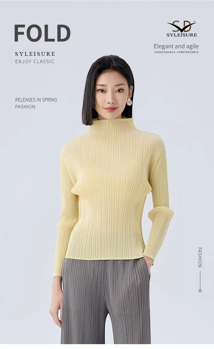 Turtleneck Long Sleeve Top (5)